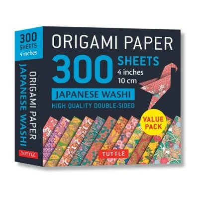 Abbildung von Origami Paper 300 Sheets Japanese Washi Patterns 4&quot; (10 CM): Tuttle Paper: High Quality Double Sided Printed with 12 Different