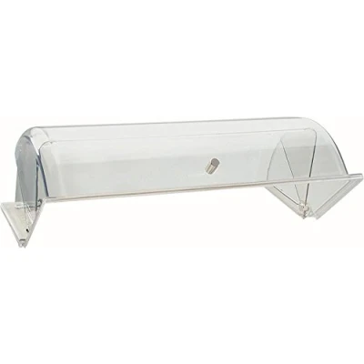 Abbildung von APS Rolltop Haube „Focus Pure, Abdeckung, Büffethelfer, transparente aus SAN, 33,3 x 44,1 cm, 17 cm Höhe