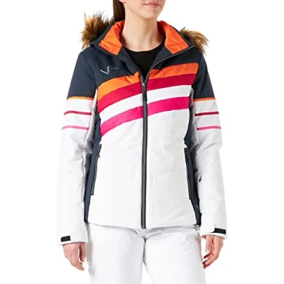 Abbildung von Black Crevice Damen Skijacke, Navy/weiß, 46