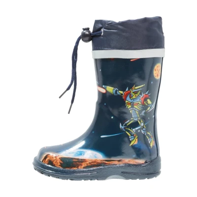 Abbildung von Beck Gummistiefel Future (wasserdichter, schmaler Stiefel, bis Gr. 38, für trockene Füße bei Regenwetter) herausnehmbare Innensohle, weicher flexiber Naturkautschuk