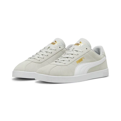 Abbildung von Puma CLUB Unisex Sneaker low Gray white gold, Größe: 42, gold Textil/synthetik