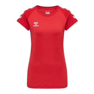 Abbildung von Hummel CORE Stretch Sport Tshirt, Damen, Größe: Large, True red