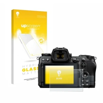 Abbildung von upscreen Entspiegelungs Schutzglas für Nikon Z6 III Schutzfolie Matt, Glas Folie [mattierend, 9H Panzerschutz, Anti Fingerprint]