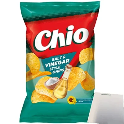Abbildung von Chio Chips Salt &amp; Vinegar 1er Pack (1x150g Packung) + usy Block