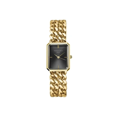 Abbildung von Rosefield Octagon XS Double Studio Edition Uhr goldcoloured, Damen, Größe: One Size, Gold coloured