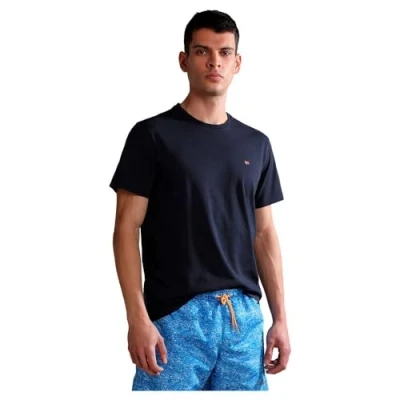 Abbildung von Napapijri Salis Tshirt basic, Herren, Größe: 3XL, Blu marine