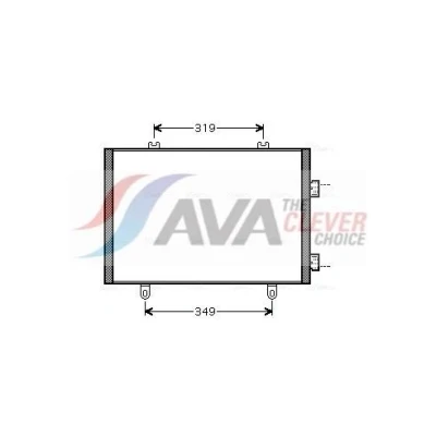 Abbildung von Kondensator, Klimaanlage AVA COOLING RTA5349