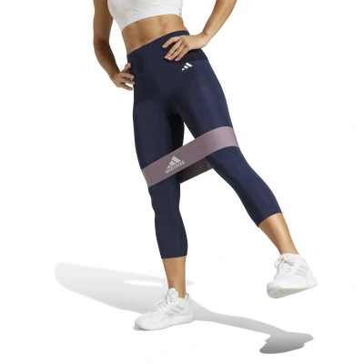 Abbildung von adidas Performance Optime Essentials Stash 3/4 Sporthose, Damen, Größe: Large, Legend ink