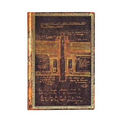 Abbildung von Tesla, Sketch of a Turbine Mini Lined Softcover Flexi Journal (Embellished Manuscripts Collection)