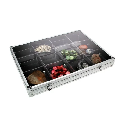 Abbildung von Safe, Präsentationsdisplay, Alu Midi 12er Einteilung (87x90) Abm: 395x300x65 mm. pro Stk.