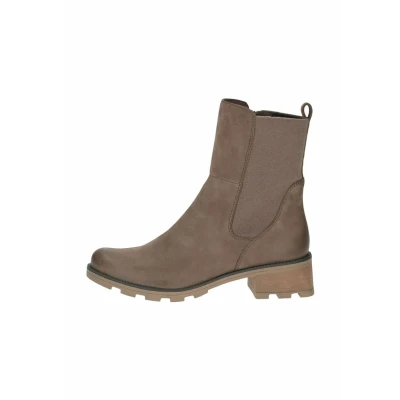 Abbildung von Caprice Chelseaboots, Blockabsatz, Stiefelette, Komfortschuh mit breitem Stretcheinsatz