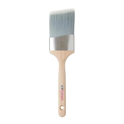 Abbildung von ProDec Advance 7,6 cm Ice Fusion Angle Oval Trade Synthetischer Pinsel zum Malen mit Dispersions , Glanz Satinfarben, ideal für Sockelleisten, Architraven und andere geformte Oberflächen, 75 mm