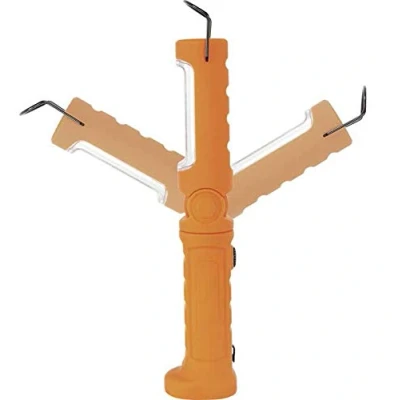 Abbildung von KUNZER PL 023.2 ORANGE Arbeitslampe COB Technik Werkstatt Taschen Leuchte mit 300lm Lichtstärke und 10h Leuchtdauer