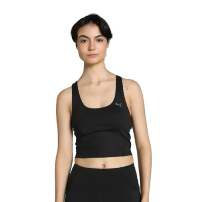 Abbildung von Puma Studio Foundation CROP TANK Top, Damen, Größe: XS, Black