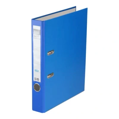 Abbildung von Elba Ordner A4, rado brillant, schmal, veredeltes Papier, blau, 5 Stück