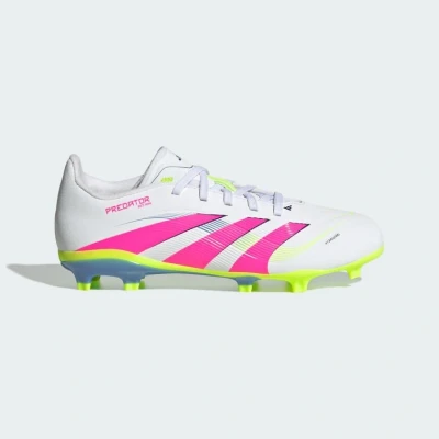 Abbildung von adidas Performance Predator League Unisex Fußballschuh Nocken für Kinder, Größe: 33, Ftwr white/lucid pink/lucid lemon Schuhe