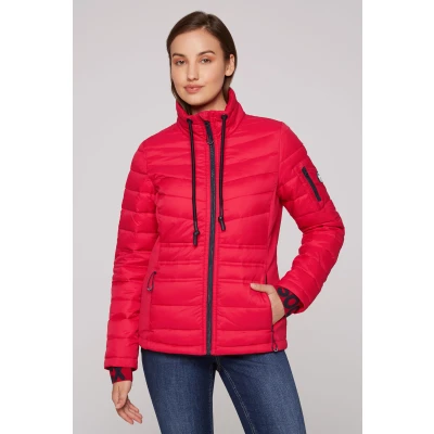 Abbildung von SOCCX Steppjacke, ohne Kapuze, mit Windfangleiste