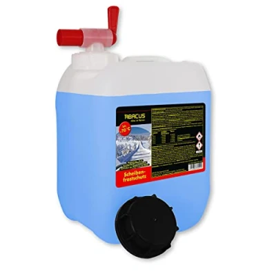 Abbildung von ABACUS® Scheibenfrostschutz bis 70 C, Konzentrat, Frostschutzmittel Scheibenwaschanlage Konzentrat mit Auslaufhahn 5 Liter (1225.5a)