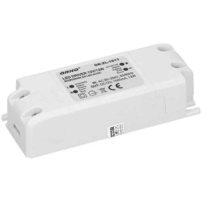 Abbildung von Orno LED Trafo 12v (90v 254v auf 12v) Für G4 MR11 MR16 GU5.3 Birne oder Lichtstreifen Treiber (6W 50W), IP20