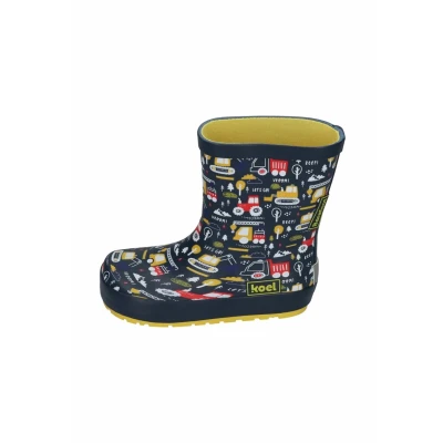 Abbildung von KOEL WELLIE TRACTOR V2 Barfußschuh Print Blue