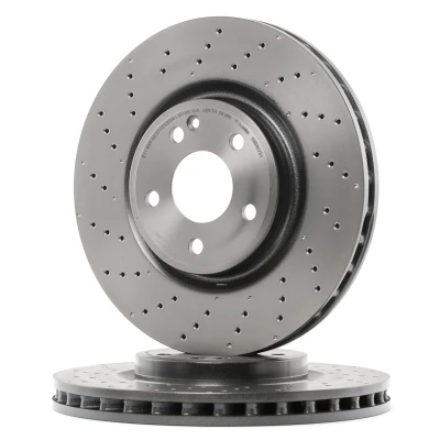 Abbildung von BREMBO COATED DISC LINE 09.B807.51 Bremsscheibe 320 30 5 gelocht/innenbel. beschichtet hochgekohlt mit Schrauben MERCEDES BENZ: CLA Coupe, GLA