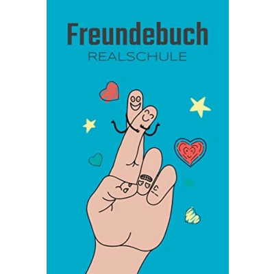 Abbildung von Freundebuch Realschule: Freundschaftsbuch für Jungen und Mädchen in der Schule Poesiealbum Schulfreunde Platz 50+ Freunde