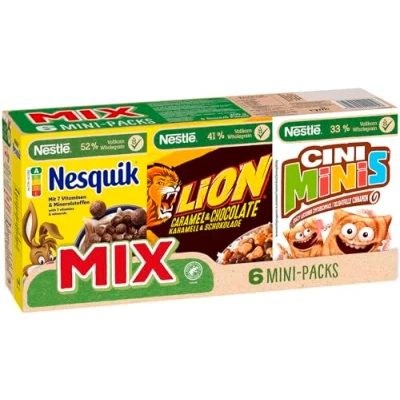 Abbildung von Nestlé Mix Cerealien Mini Packs, 1er Pack 200 g (à 4 x 30g, 2 40g)