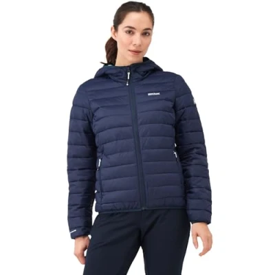 Abbildung von Regatta Damen Wattierte isolierte Jacke mit Kapuze Gepolsterter Mantel, Navy Sea, 38