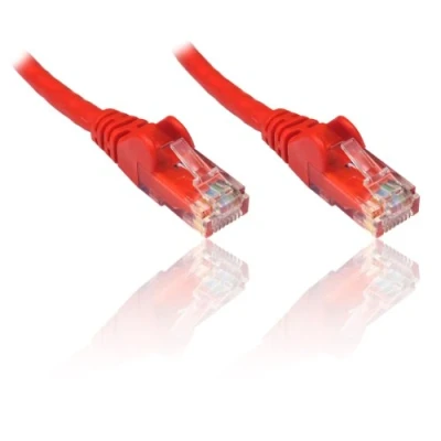 Abbildung von PremiumCord Netzwerkkabel, Ethernet, LAN &amp; Patch Kabel Cat6, UTP, Schnell flexibel Robust RJ45 1Gbit/S, AWG 26/7, Kupferkabel 100 Prozent Cu, Rot, 1m