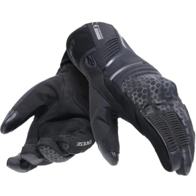 Abbildung von Dainese Tempest 2 D Dry® Short Gloves, Winter Motorradhandschuhe, Touring, wasserdicht, Touchscreen, Mann, Schwarz, XL