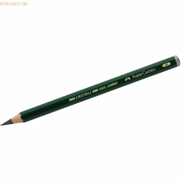 Abbildung von 6 x Faber Castell Bleistift 9000 Jumbo 2B