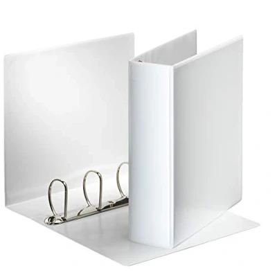 Abbildung von Esselte Präsentationsringbuch 4 Ringe DIN A4 8.5 cm weiß