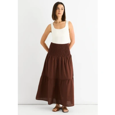 Abbildung von GINI London Maxirock, Damen, Größe: 40, Brown