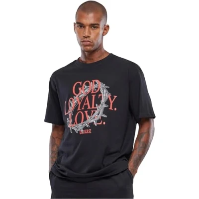 Abbildung von Upscale by Mister Tee GOD Loyalty LOVE Tshirt print, Herren, Größe: 3XL, Black