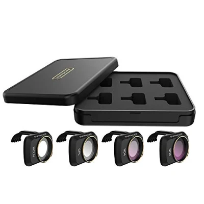 Abbildung von Fututech Filter Set MCUV CPL ND4 ND8 Objektivfilter Linse für DJI Mini 4K SE Mavic 2 Objektivschutz Zubehör Drohne wasserdicht kratzfest (MCUV x 1 1)