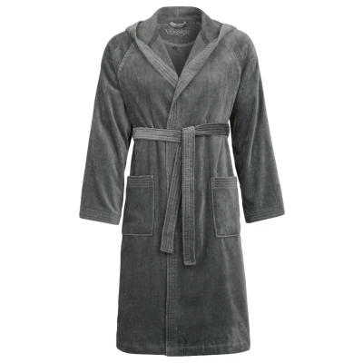 Abbildung von Vossen Texas Unisex Bademantel Bluegrey, Größe: XS, Blue grey