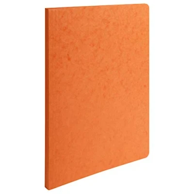 Abbildung von Exacompta 50er Pack Premium Aktendeckel. Aus extra starkem Colorspan Karton für DIN A4 orange Hefter ideal das Büro und Schule die mobile Organisation