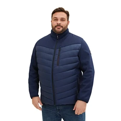 Abbildung von TOM TAILOR Herren Plussize Jacke 1035816, 10668 Sky Captain Blue, XXL