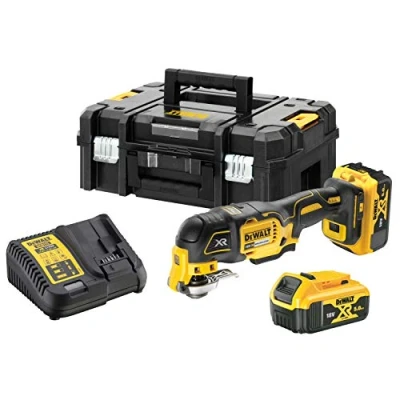 Abbildung von DEWALT 18V 2x5.0Ah MULTI FUNKTIONELLES WERKZEUG + ZUBEHÖR DCS356P2