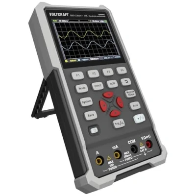 Abbildung von VOLTCRAFT DSO 2202H + AFG Hand Oszilloskop 200 MHz 2 Kanal 1 GSa/s 8 kpts Bit Handgerät St.