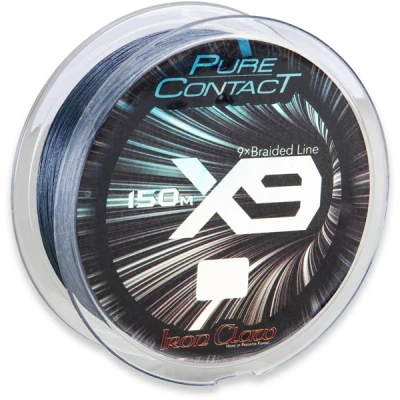 Abbildung von Iron Claw X9 Braid 150m Grey 0,09mm Geflochtene Schnur