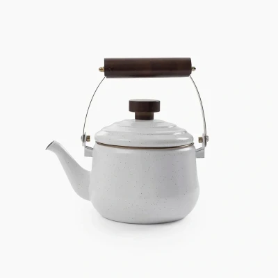 Abbildung von Barebones Teekanne Emaille Camping Wasser Kessel, Teekessel Tee Pot Edelstahl 1 L