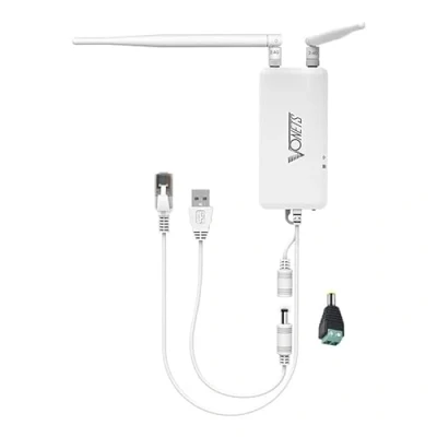 Abbildung von VONETS Industrieller 2,4GHz WiFi Serial Port Server/WLAN Bridge Ethernet Wireless Repeater Router, Hotspot Signal Extender für medizinische Geräte, DVR, IP Kamera, PLC, Netzwerkgeräte VAP11S 232
