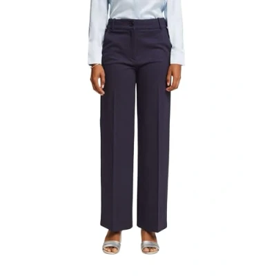Abbildung von Esprit Collection Straight Stoffhose, Damen, Größe: 32x32, Navy