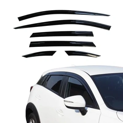 Abbildung von AUTO CLOVER Windabweiser Set für Mazda CX 3 2015+ (6 teilig)