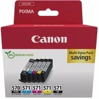 Abbildung von Canon PGI 570/CLI 571 PGBK/C/M/Y/BK Multipack Tintenpatrone