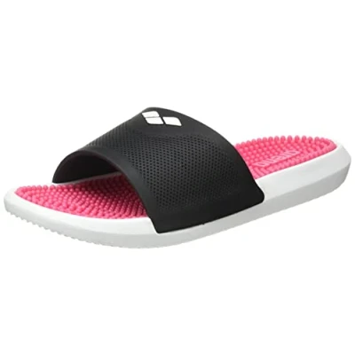 Abbildung von arena Unisex Massage Badesandale Marco, Schwarz Black Pink White, 40 EU