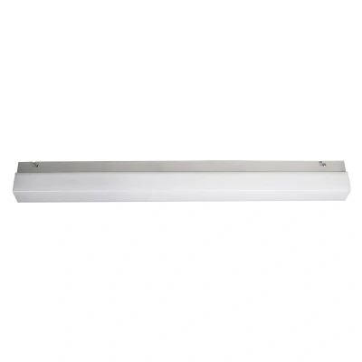 Abbildung von LEDVANCE Praktische LED Spiegelleuchte für das Badezimmer aus hochwertigem Aluminium, Lichtfarbe via Wandschalter einstellbar (Warmweiß oder Kaltweiß), mit IP44 Schutz, 14W, SQUARE Click CCT