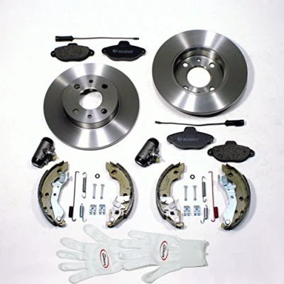 Abbildung von Autoparts Online Set 60016193 Bremsscheiben Bremsen Bremsbeläge vorne Bremsbacken Zubehör für hinten
