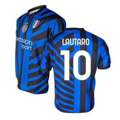 Abbildung von Inter Unisex Official Replica Maglia Home 2024 2025 Replik Heimtrikot Kit, Schwarzblau, XL
